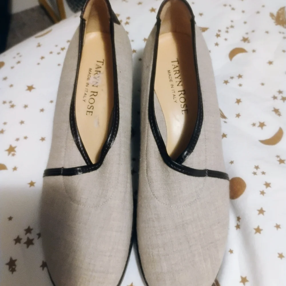 Made In Italy Pin Up Vintage Cloth And Leather Wedge